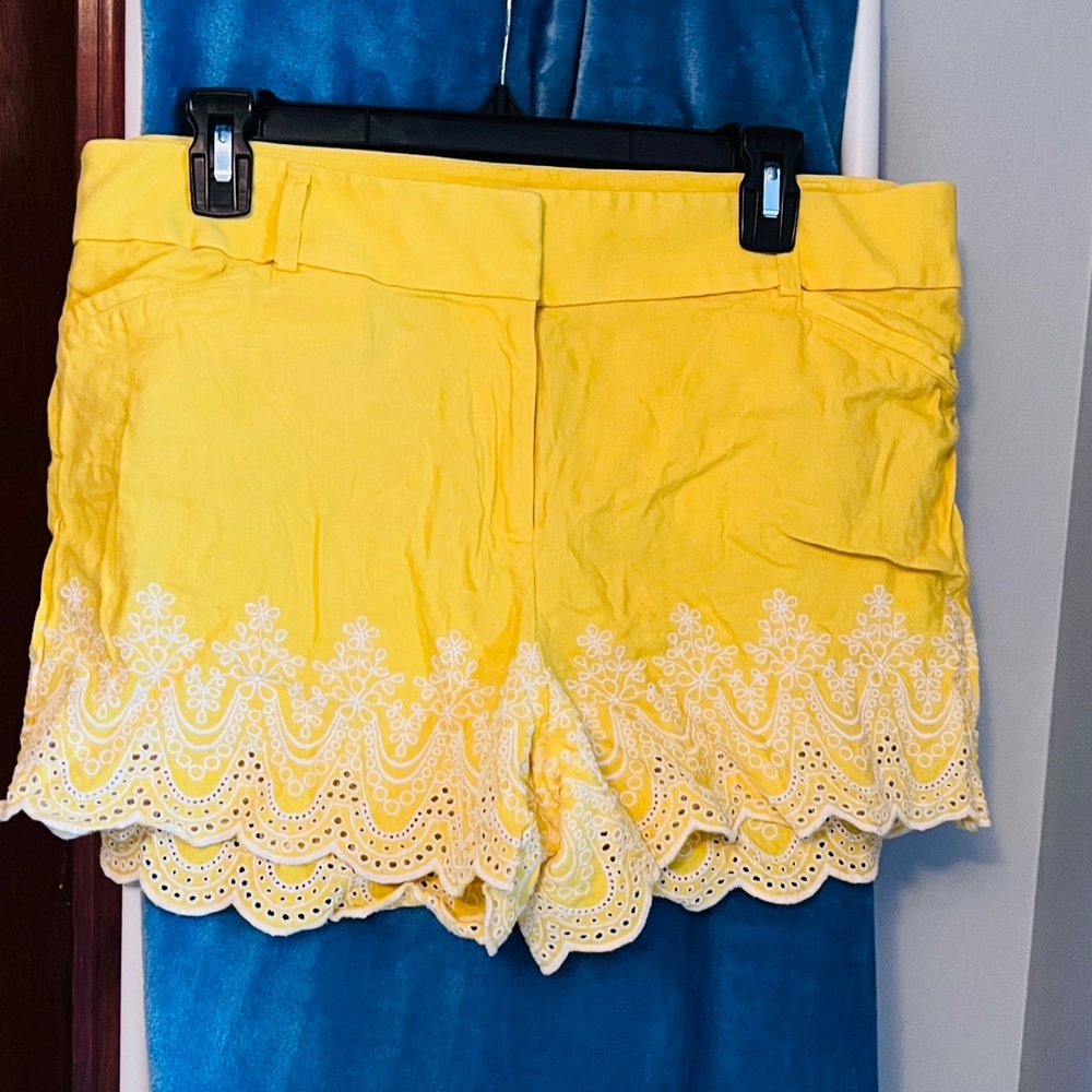 Loft yellow shorts